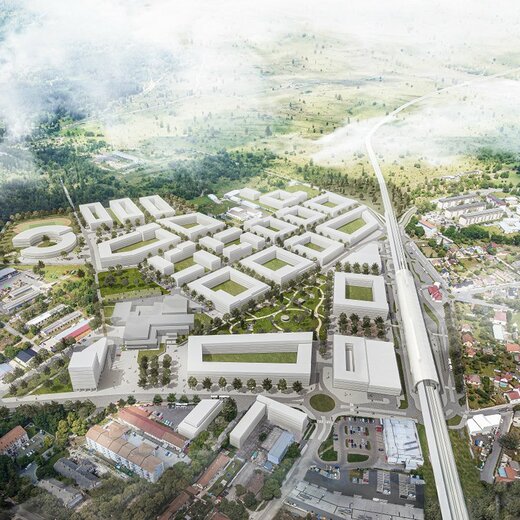 00714 územní studie nového centra města, milovice