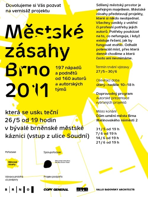  Městské zásahy Brno 2011